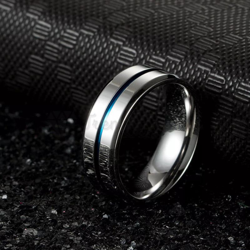 Thin blue line promise on sale ring