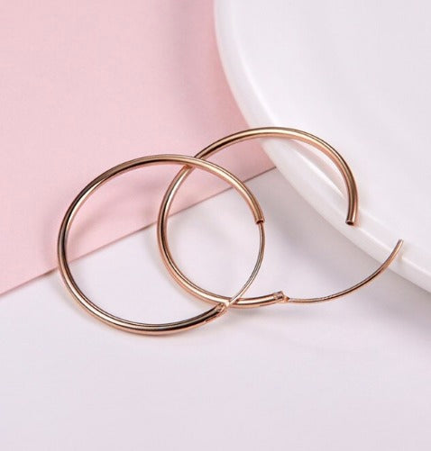 Sterling silver cartilage on sale hoops