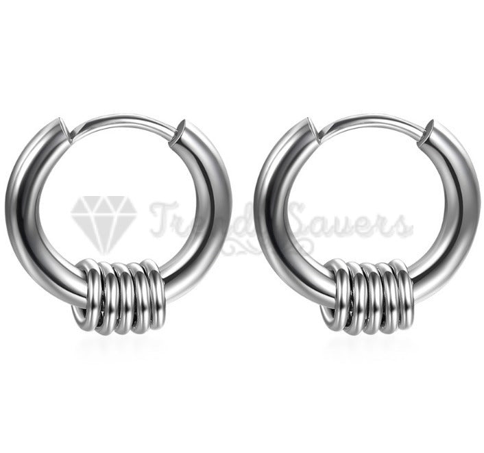 Silver hot sale trendy earrings