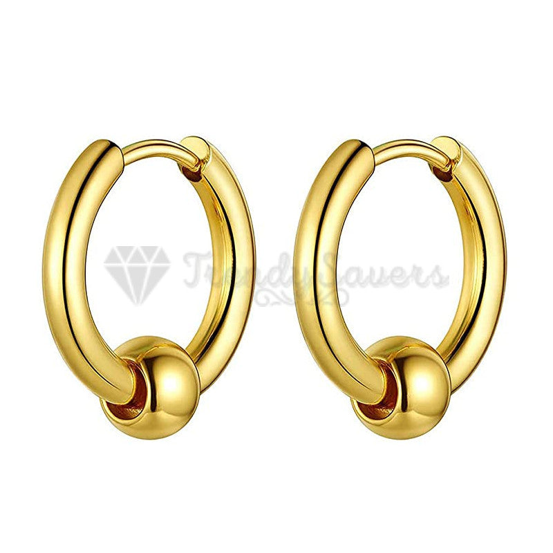 Cartilage earrings hoop store with ball