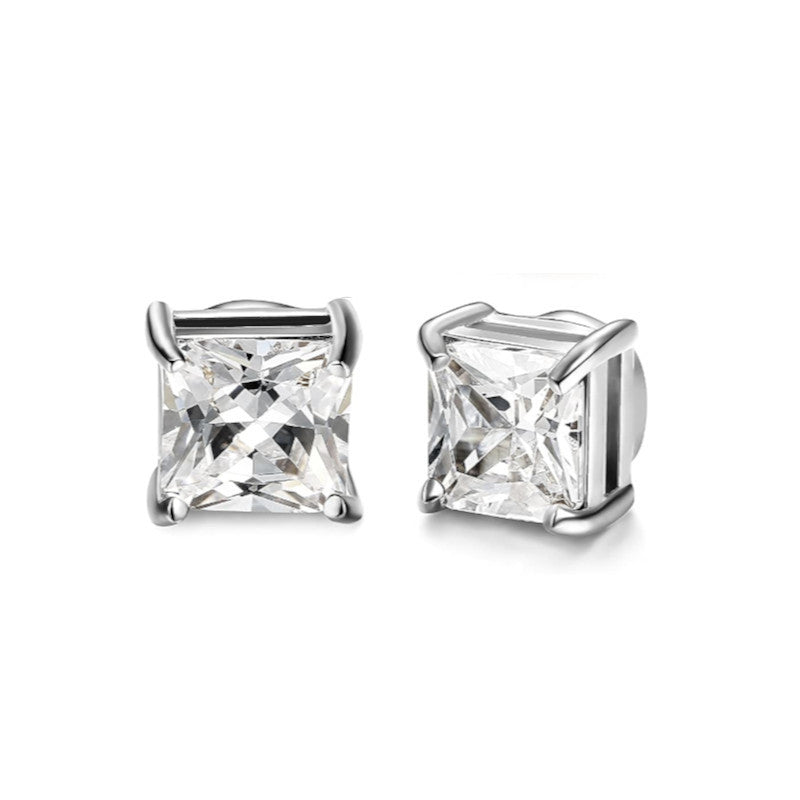 Square earrings on sale